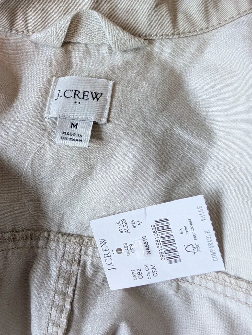 NWT J. Crew Utility Jacket